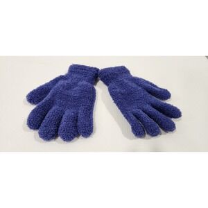Fuzzy Plush Gloves Purple Cozy Winter Warm Women's Teens‎  Accessories